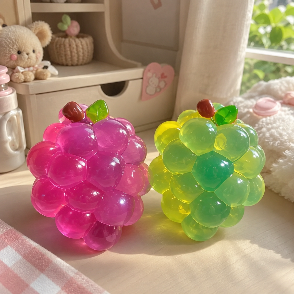 Squishy Grappe de Raisin - Multicolore - Eliottetloup