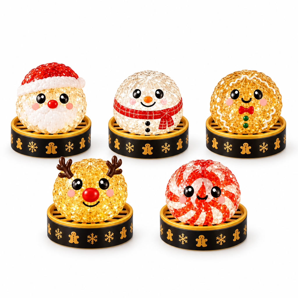 Boîte Mystère Squishy Dumpling Noël - Multicolore - Eliottetloup