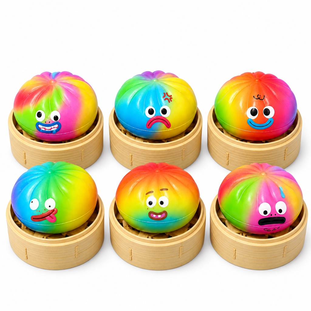 Boîte Mystère Squishy Dumpling Humeurs Arc-en-ciel - Multicolore - Eliottetloup